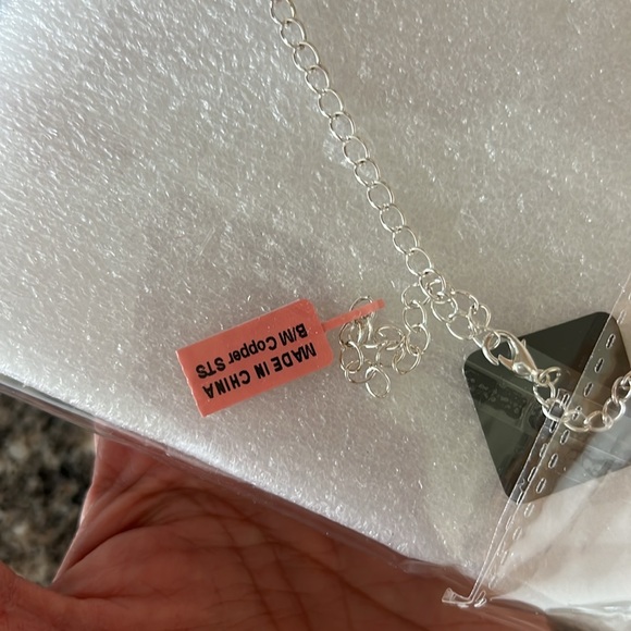 Rhinestone Necklace and Earrings - Picture 5 of 5